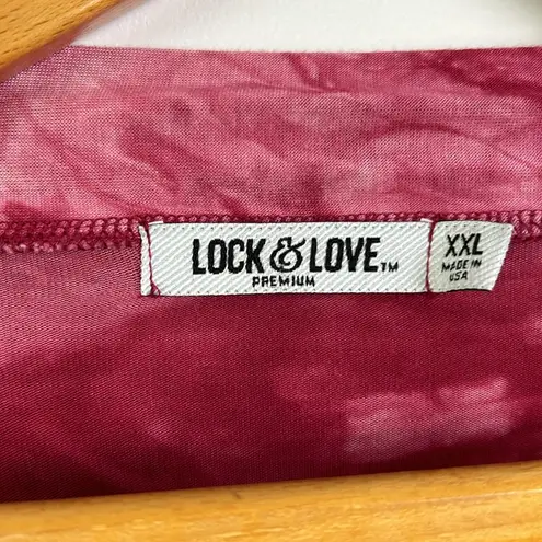 Lock & Love| Tie Dye Open Front Cardigan sz XXL