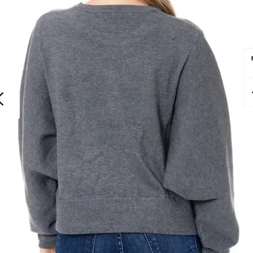 Maronie Dolman Sleeve Fine Knitted Long Sleeve Top Size M