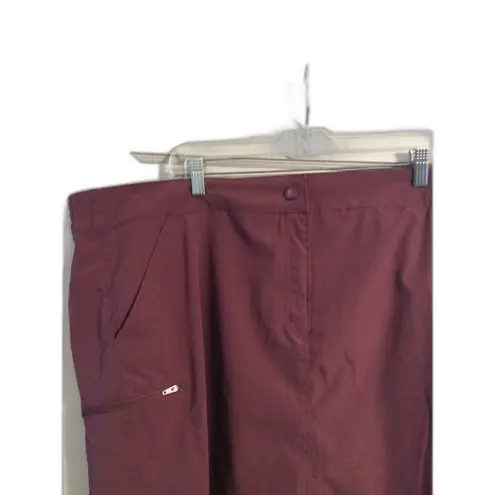 Plus Size XXL Skort Purple Stretch Golf Exercise - Image 2