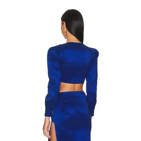 LPA Cleo Set skirt and top sz small in Blue Mood