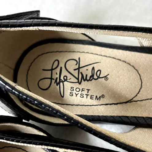 Life Stride Black Quicken Black Ballet Flats