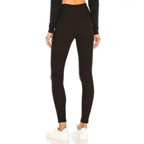 Plush Cotton Fleece Lined Leggings in Black Small Womens Joggers