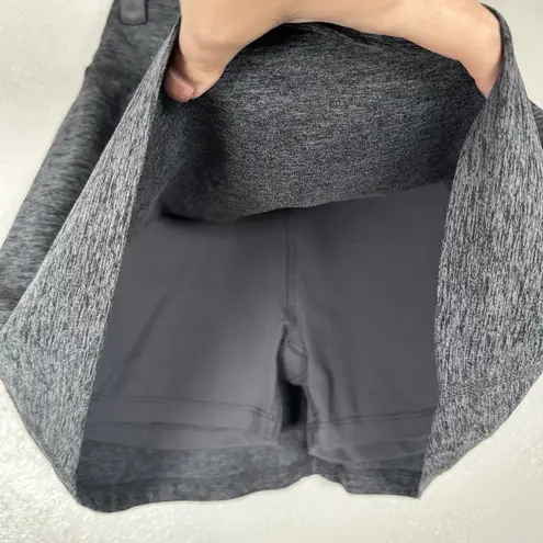 Beyond Yoga Skort Womens XS Spacedye Movement Active Skirt Black Gray
