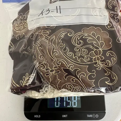 Vintage Charades Contessa Small Renaissance Baroque Costume Burgundy Whimsigoth Brown