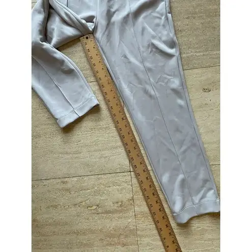 Dalia Light Gray Elastic Waist Casual Pants Comfortable Loungewear Bottoms M Size M