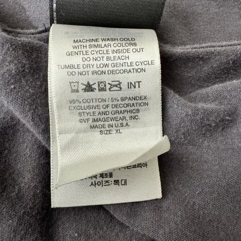 Y2K Harley Davidson Redding Womens Long Sleeve Skull Rose Graphic Tee XL Gray