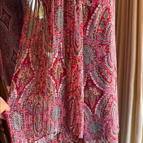 Fire Los Angeles Red and Pink Sheath Cocktail Dress