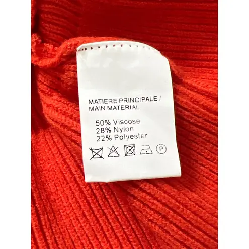 Zesica Orange Peplum Front/Back V