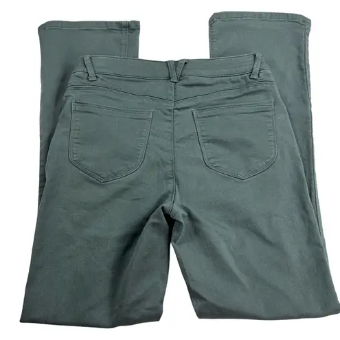 Democracy "Ab"Solution Itty Bitty Boot Cut Jeans Sage Green Tummy Control Size 8