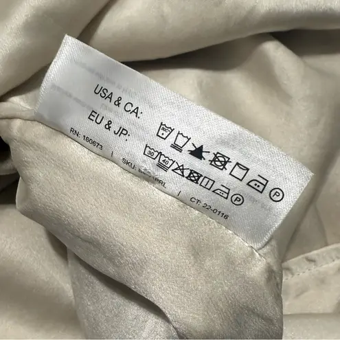 MM.LaFleur The Bevin Dress - Washable Silk Charmeuse in Pearl