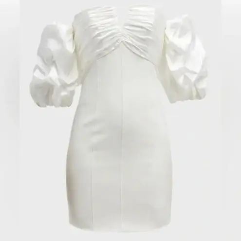 Cinq à Sept Teo Mini Dress White Size 6 NWT