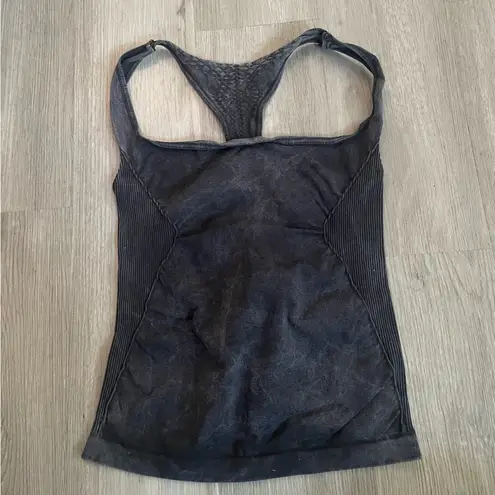 NWOT Free People Movement Good Karma Long Tank size M/L Washed Black