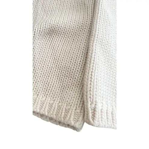 Brooks Brothers Sweater Womens XL White Long Sleeve Crew Neck Cable Knit