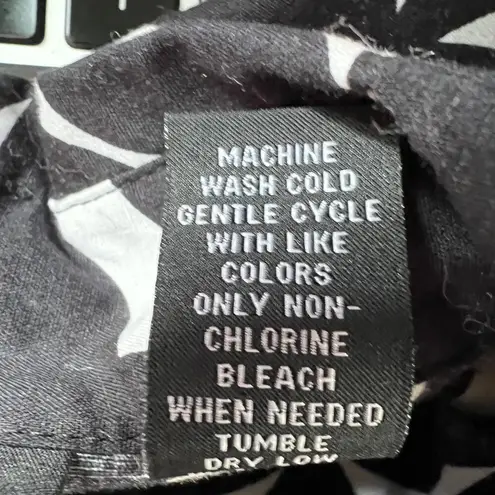 INC Y2K Floral Fit & Flare Dress Womens 6 Party Cocktail Wedding Guest Spring Black