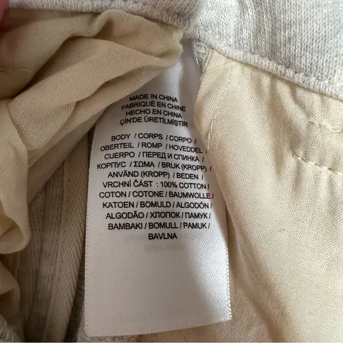 Polo Ralph Lauren Oatmeal Heather Cotton Wide Leg Chino Pants Size 14