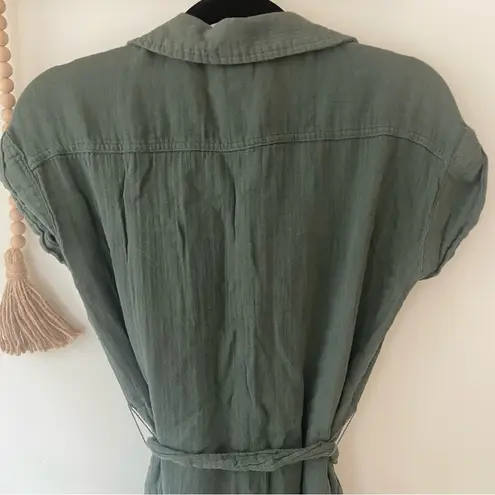 Joe Fresh Green Tee-Shirt Dress with Belt