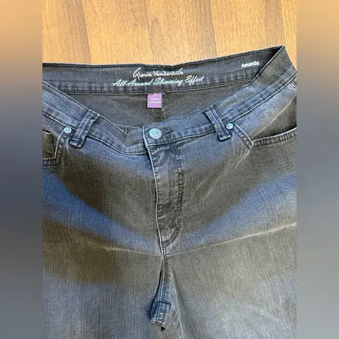 Gloria Vanderbilt Blue Straight Leg Jeans Classic Style