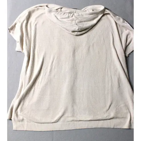 Barefoot Dreams Cozy Chic Ultra Lite Zip Up Hoodie in Almond, size S/M NWT