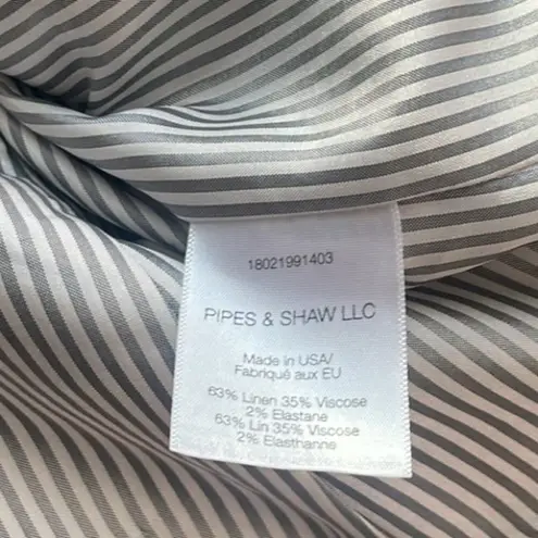 Veronica Beard Dickey Blazer Jacket Linen Blend Green