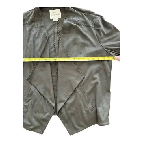 Bob Timberlake  faux suede open front jacket XXL thumbnail 4