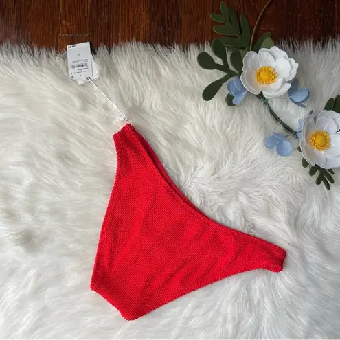 Good American  swim Always Fits Classic Bikini Bottom Bright Poppy NWT