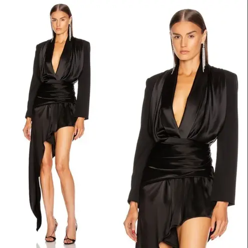 Alexander Wang Blazer Hybrid Bodysuit in Black
