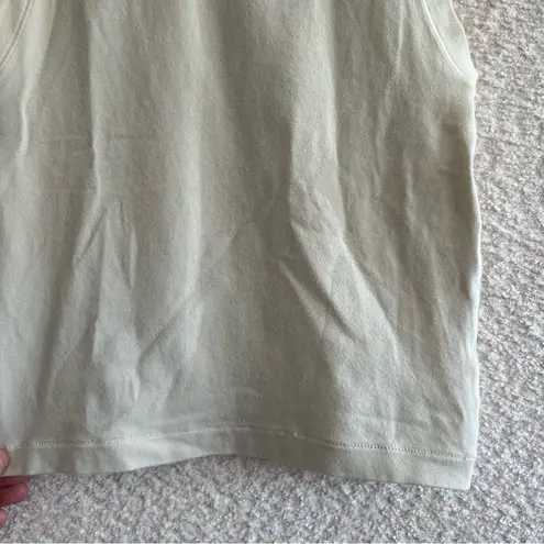 SKIMS Women's Mock Neck Stretch Tank Top Cotton Top Size Small