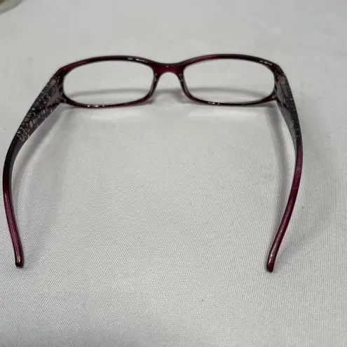 Foster Grant Reading Glasses +150 Red Glitter Polka Dot Frame Stylish Readers