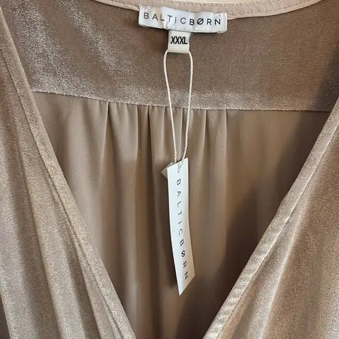 Baltic Born New Liza Champagne Velvet Maxi Dress 3X - XXXL