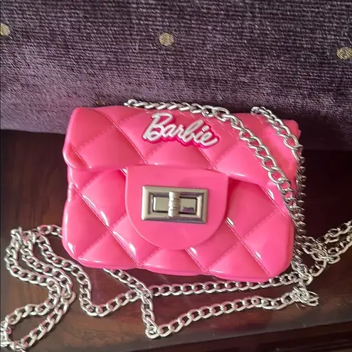 Barbie Pink Quilted Chain Bag