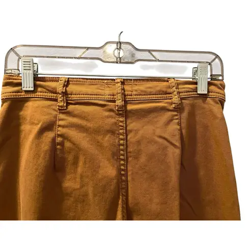 Marine layer Size 4 Brown Bridget Wide Leg Cropped Pants Women's Casual Denim