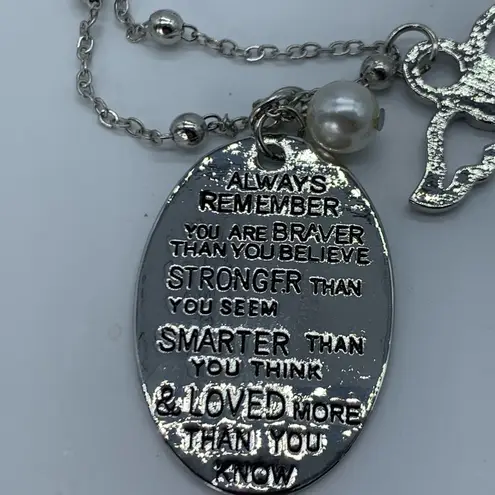 New Braver&Stronger inspirational fashion necklace