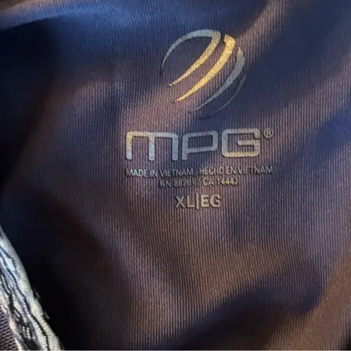 MPG Blue Gray Athletic Dress Built in Bra Racerback Women's Size XL