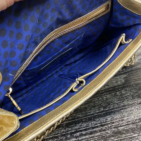 Hilary Radley Rebecca Minkoff Gold Quilted Chain Shoulder Handbag