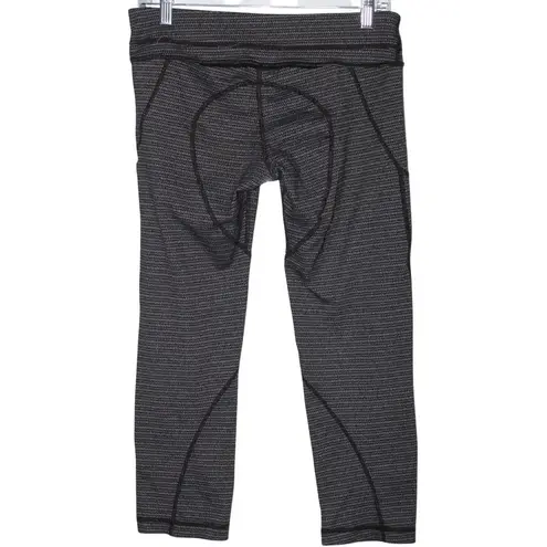 Vimmia Women's Black Pull On Elastic Cropped Ankle Capri Leggings Pants Size L