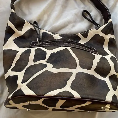 Betty Boop Faux Leather Purse Cow Spots Print Western Vintage Tote Bag