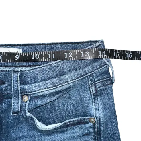 AYR The Bomb Pop Straight Leg Crop Blue Jeans 30