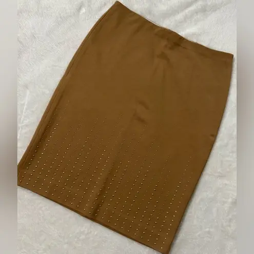 Carmen Marc Valvo Camel Skirt