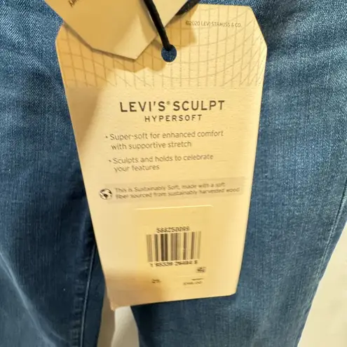 Levi's Levi’s 724 High-Rise Straight Jeans Women’s Size 25 Dark Wash Stretch Denim NWT