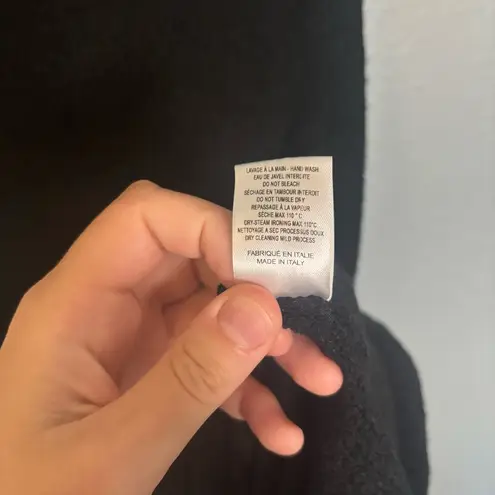 Rouje Paris Javier Sweater Mini Dress Black Size 4 Classic Minimalist Party