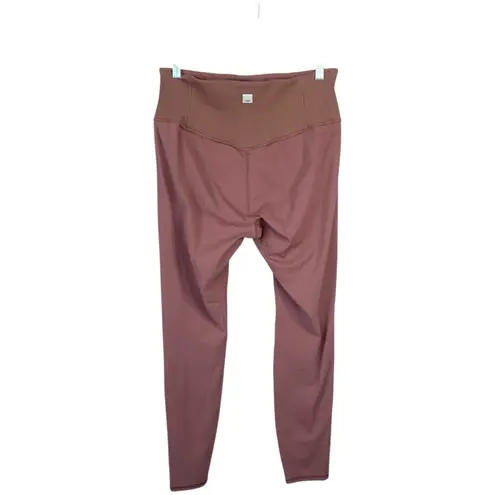 Vuori Women's Rib Studio Legging Marsala Size Extra Large VW428 Athletic