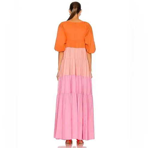 STAUD  Meadow Maxi Tiered Dress, Size M New w/Tag Retail $375 SOLD OUT!