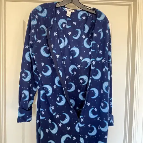 Celestial Moon Blue Adult Onesie GUC Size M