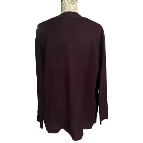 Calvin Klein Jeans  Burgundy Cardigan Sweater NEW Size Large