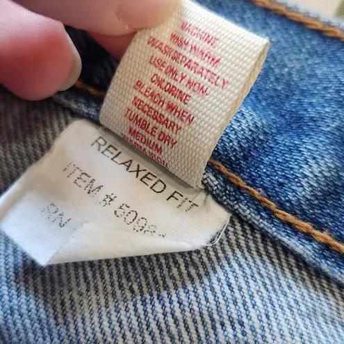 Canyon River Blues Cotton Straight Leg Mom Jeans Relaxed Fit Blue Size 38x29