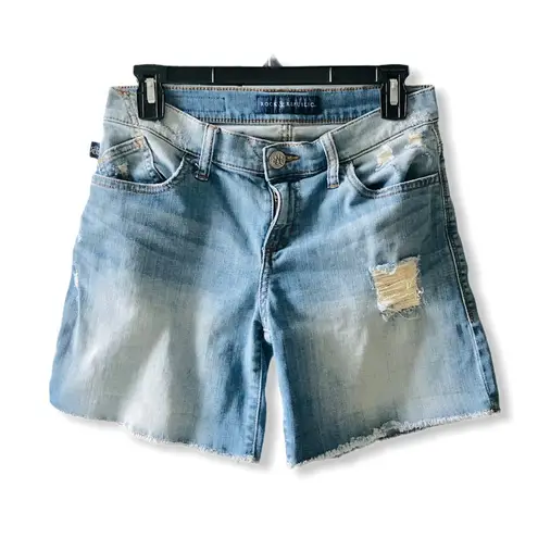 Rock & Republic Bumpershoot Studded Denim Shorts, sz. 4