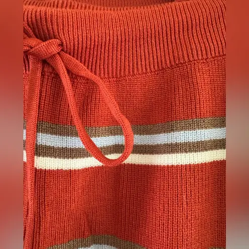 2 Piece Lounge Set Orange Size L