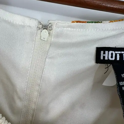 Hot Topic  Sunflower Puff Sleeve short Dress yellow floral cottagecore size large