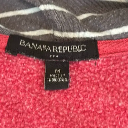 Banana Republic  red zip up hoodie size M