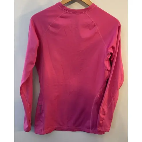 Nike  Pro Combat Dri Fit Womens Long Sleeve Shirt Thumbholes “Just do it” Large